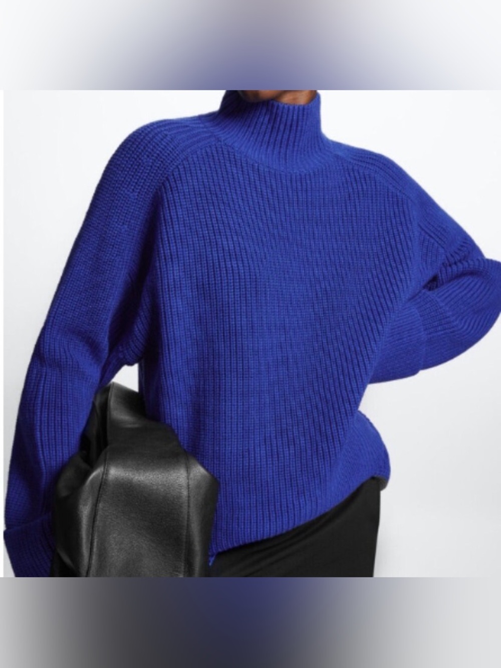 100% Wool Chunky Turtleneck Sweater